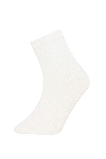 DeFacto Baby Girl Seamless 5-Piece Cotton Long Socks C9103A5Ns