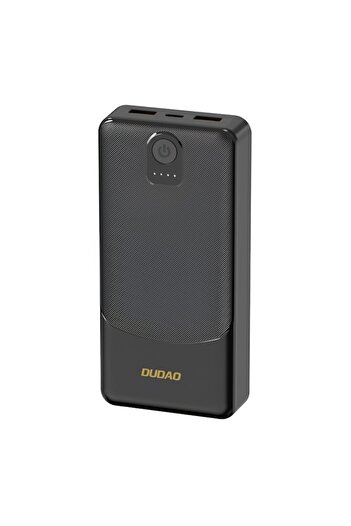 DUDAO Powerbank 20000mah, Dual Charging 2 X Usb-a 5v 2a, Max Power 10w, Black