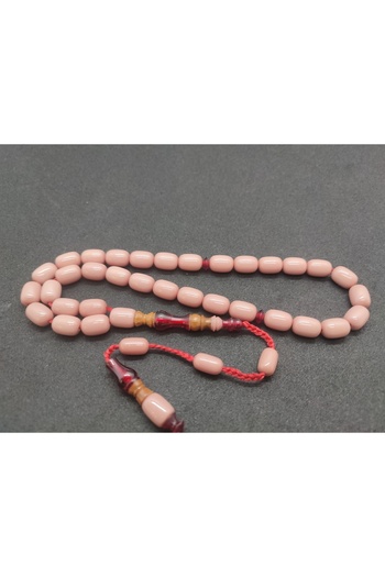 İskeçe Exclusive Emine Reşvani Master - Work Imame, Hitame, Kuka, Old Catalin Combination Crimped Amber 5203