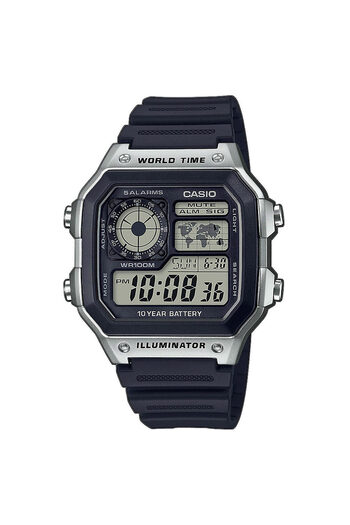 Casio Ceas bărbătesc AE-1200WH-1CVEF, cuarț, 42mm, 10ATM