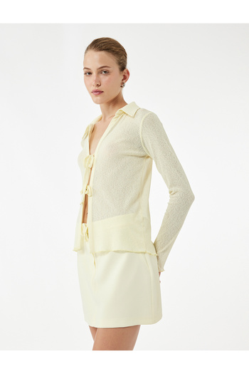 Koton Lined Standard Waist A-Line Mini Skirt