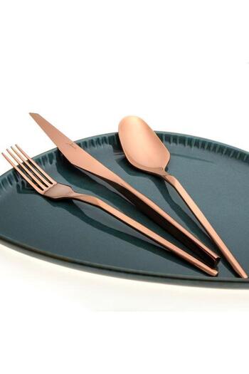 Jumbo 5100 Quartz Titanium Bronze 84 Pieces 12 Person Çkb Set