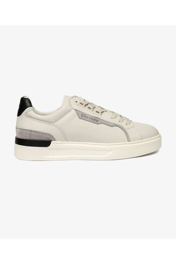 Greyder Men's Off-White Genuine Leather Sneaker Shoes 4Y1Sa17430