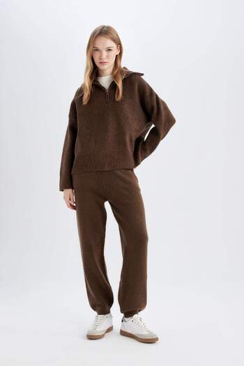 DeFacto Coool Jogger Pantolon Triko Kumaş Cepli Beli Paçası Lastikli V4178AZ24CW