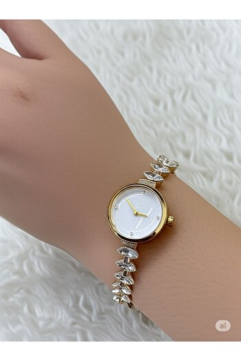 FAMEMUS ACCESSORY Drop Crystal Stone Bracelet Watch