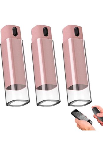 Taimi 3-Pcs 2-in-1 screen cleaner with spray and cloth perfect for phones tablets and laptops. Pink