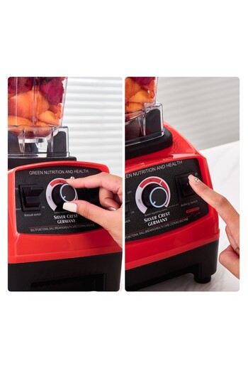 Silver Crest Juicer Mixer Blender Smoothie Maker 1.5L Containers Steel Blades Ice Crush Function Multi Mill Grind