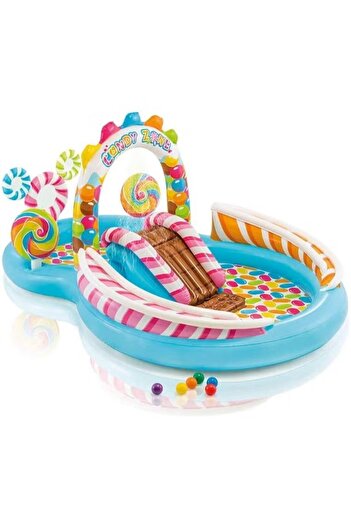 Intex Children's pool inflatable Candy Play Center 295x191x130cm