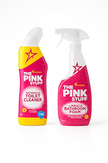 THE PINK STUFF Set The Pink Stuff - Gel curatare pentru vasul toaletei + Solutie pentru curatat baia