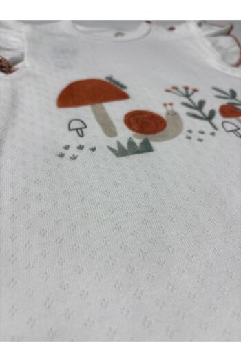 Luggi Baby Jacquard Girl Short Jumpsuit