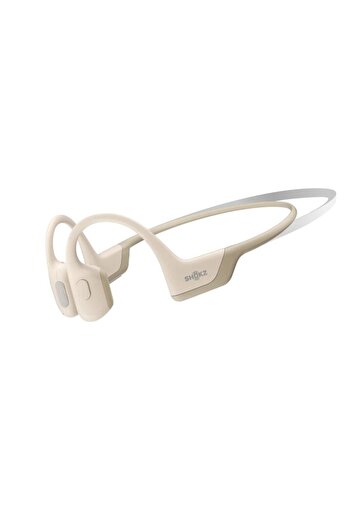 Shokz OpenRun Pro IP55, Bluetooth 5.1, 10 ore de autonomie, căști sport cu conducție osoasă - bej (standard)