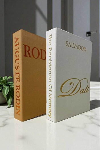 BayCazip 2-Piece Fabric Covered Book-Looking Decorative Box |   Gift & Jewelry Box