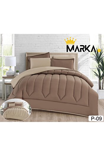 Marka Plain single bedspread, 4-piece set, double-sided system, size 170 x 230 cm