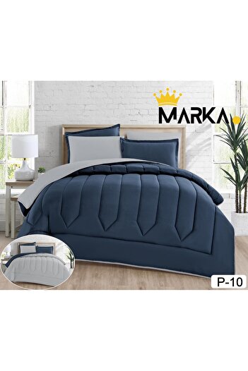 Marka Plain single bedspread, 4-piece set, double-sided system, size 170 x 230 cm