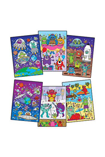 Galt Water Magic: Monsters and Aliens Coloring Book