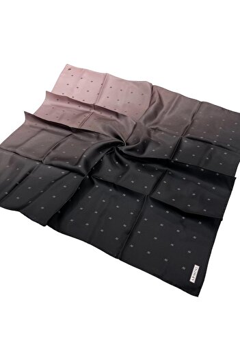 Armine Silk Scarf Nostalgia - 8338-87 Black Powder Twill