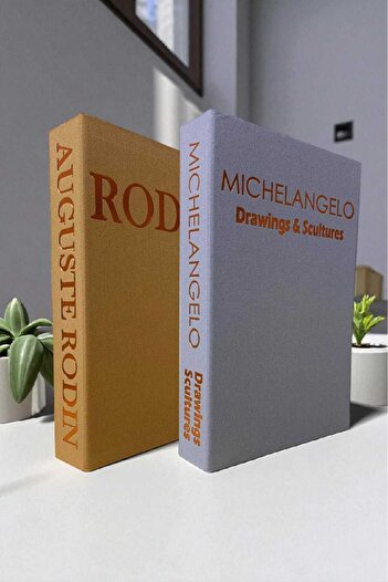 BayCazip 2-Piece Fabric Covered Book-Looking Decorative Box |   Gift & Jewelry Box