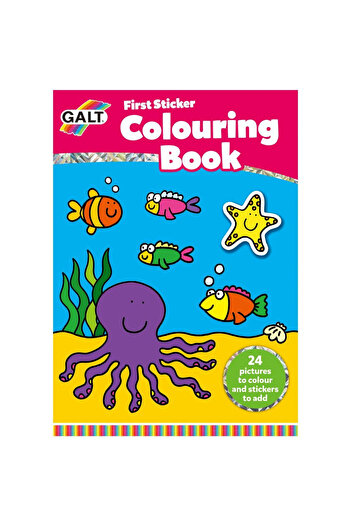 Galt Early Activities: First coloring book with stickers