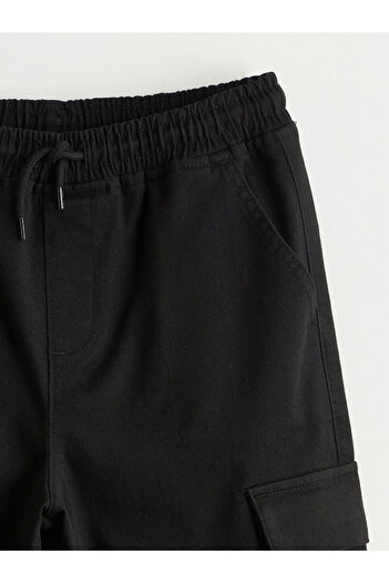 LC Waikiki Boys' Cargo Jogger Pants with Elastic Waist