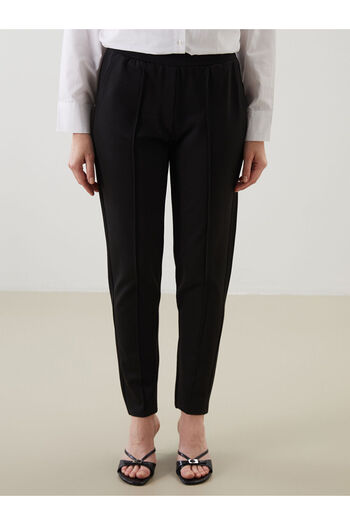 LC Waikiki Carrot Cut Women's Trousers with Elastic Waist