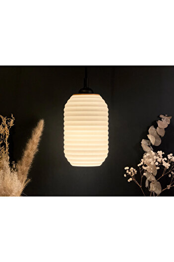 Atsu 3D Pendant Lampshade |   18 cm Lantern, Honeycomb Pattern