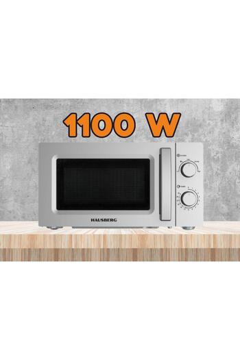 Hausberg Microwave oven HB-8008GR, 20 liters, input 1150 W, output 700 W, 5 levels, mechanical, thermostat