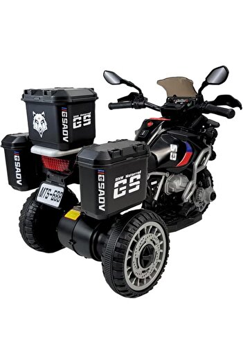 rexa Electric Ride-On Motorcycle for Kids with 6V Rechargeable Battery, LED Light, USB, 25 kg, 87 cm Long