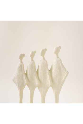 homez resin decorative 26.8cm, offwhite
