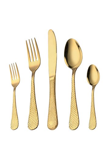 OEM Set 2 x 30 Stainless Steel Grunberg Cutlery, Gold