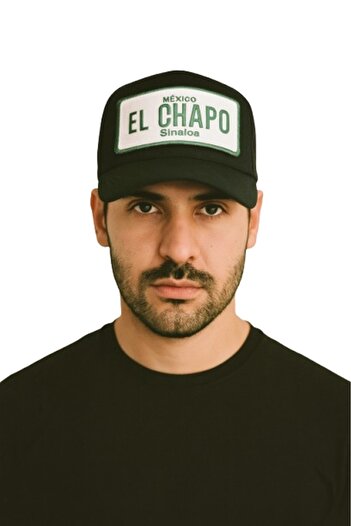 CosmoOutlet Mexico El Chapo Sinaloa Written Adjustable Cap Model Black Men's Hat