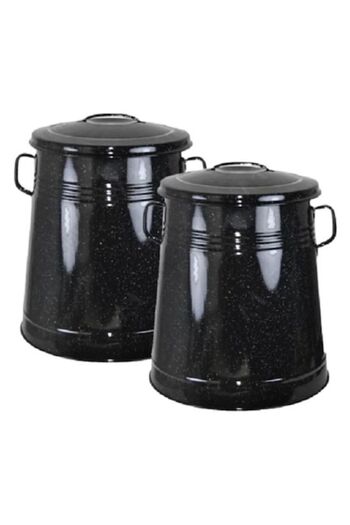 OEM Set 2 Garnita Emailata, 30L, Bidon untura, 30 litri, SULTAN