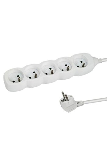 ESPERANZA Circuit board ELK207W, white, 5 outputs, 1.50 m, 5x4x25 cm