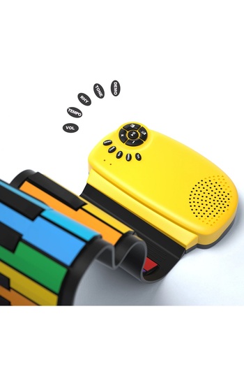 Generic Key Foldable Roll-Up Silicone Electronic Piano with Speaker