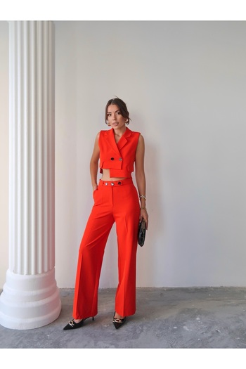Swass Rachel Vest Double Suit Orange