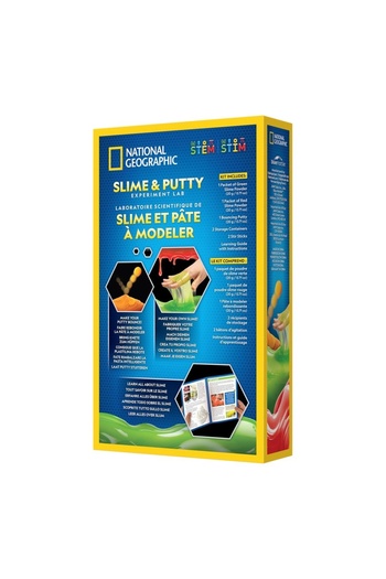 NATIONAL GEOGRAPHIC - Educational Experiment Set for Creating Slime and Plasticine