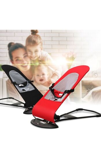Generic Red Baby Newborn Infant Bouncing Chair Rocking Seat Safety Bouncer Balance Soft