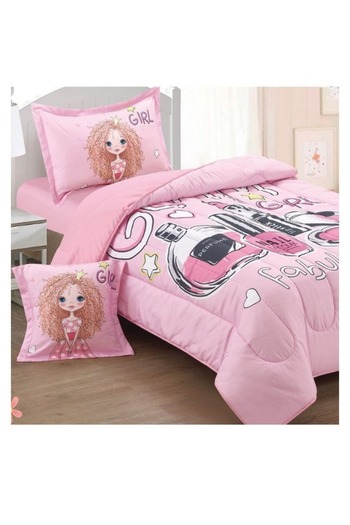 smart home Premium designed 4-piece children's bedding set with comfortable filling, microfiber, 170 x 230cm
