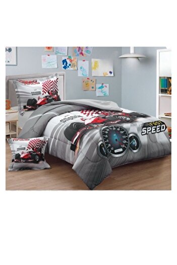 smart home Premium designed 4-piece children's bedding set with comfortable filling, microfiber, 170 x 230cm