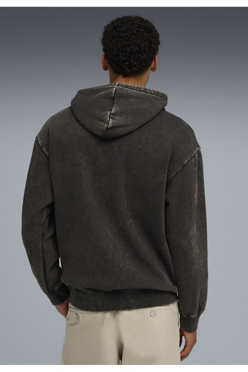 Puma Ανδρικό Φούτερ με Κουκούλα Essentials Elevated Relaxed Wash