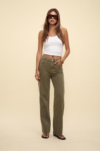 Stradivarius D92 straight wide jeans