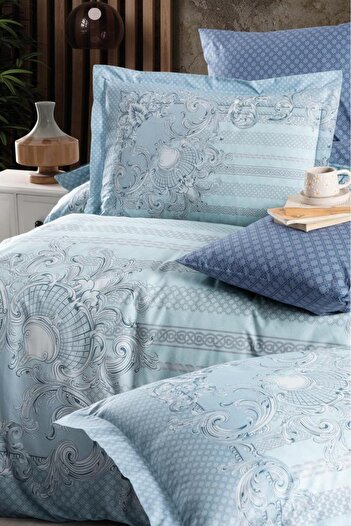 Luoca Patisca Heritage Digital Ranforce Double Duvet Cover Set Mirage