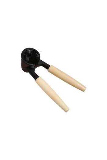 3B Trend Premium Quality Wooden Handle Nut and Walnut Cracker, Stainless Steel Cracker