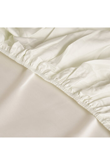 AMBRA 600 TC supima cotton fitted sheet - 180*200 light blue