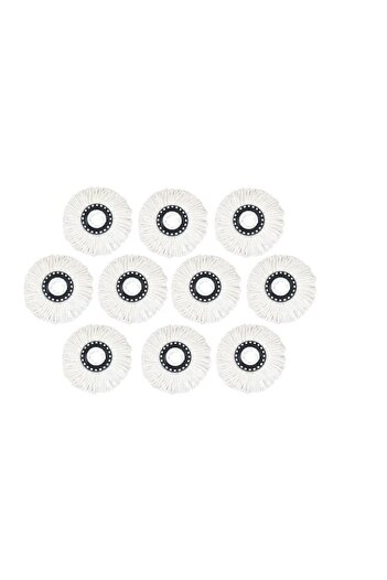 Zambak Plastik Set 10 rezerve mop ZAMBAK Plastic Clean 360, microfibra