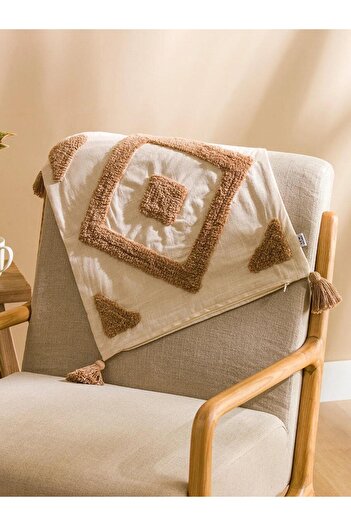 LC Waikiki LCW HOME Husă de pernă cu ciucuri 45x45 cm (W5)