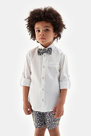 Nebbati Boy White Shirt
