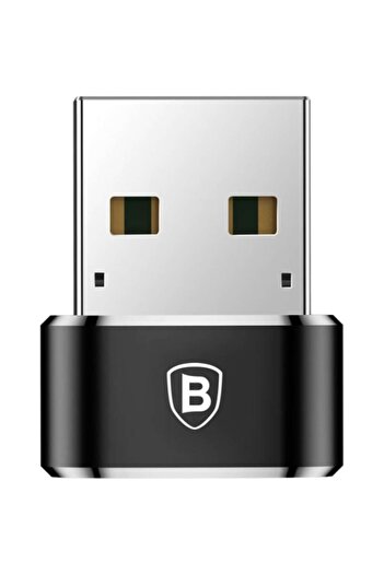 Baseus Adaptor Conversie USB to USB Type-C CAAOTG-01, 3A, Black
