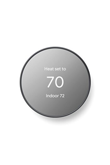 Google Nest Smart Programmable WiFi Thermostat - Charcoal