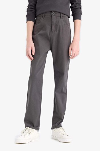 ASL GOLF CLUB Boys' Navy Blue School Pants 6‑10 Years 100% Cotton Elastic Waist Standard Fit