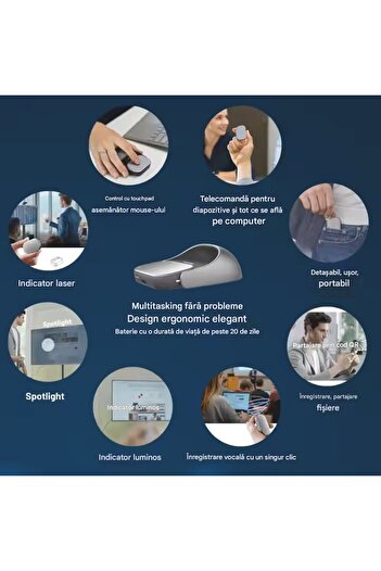 OEM Mouse Wireless Inteligent RPZ PRO–ChatGPT Integrat, Touchpad, Tactil, Detasabil, Silentios,